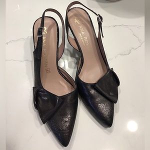 Ana Roman sling back heels.